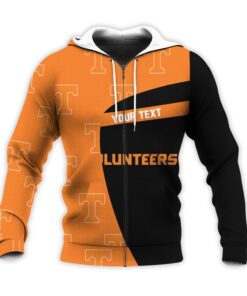 Tennessee Volunteers Custom Text Special Unisex 3D All Over Print Hoodie, Ncaa Zip Up Hoodie