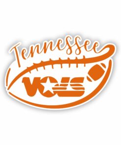 Tennessee Volunteers Full Color Vinyl Decal For Car Door Windows Gifts For Football Fans
