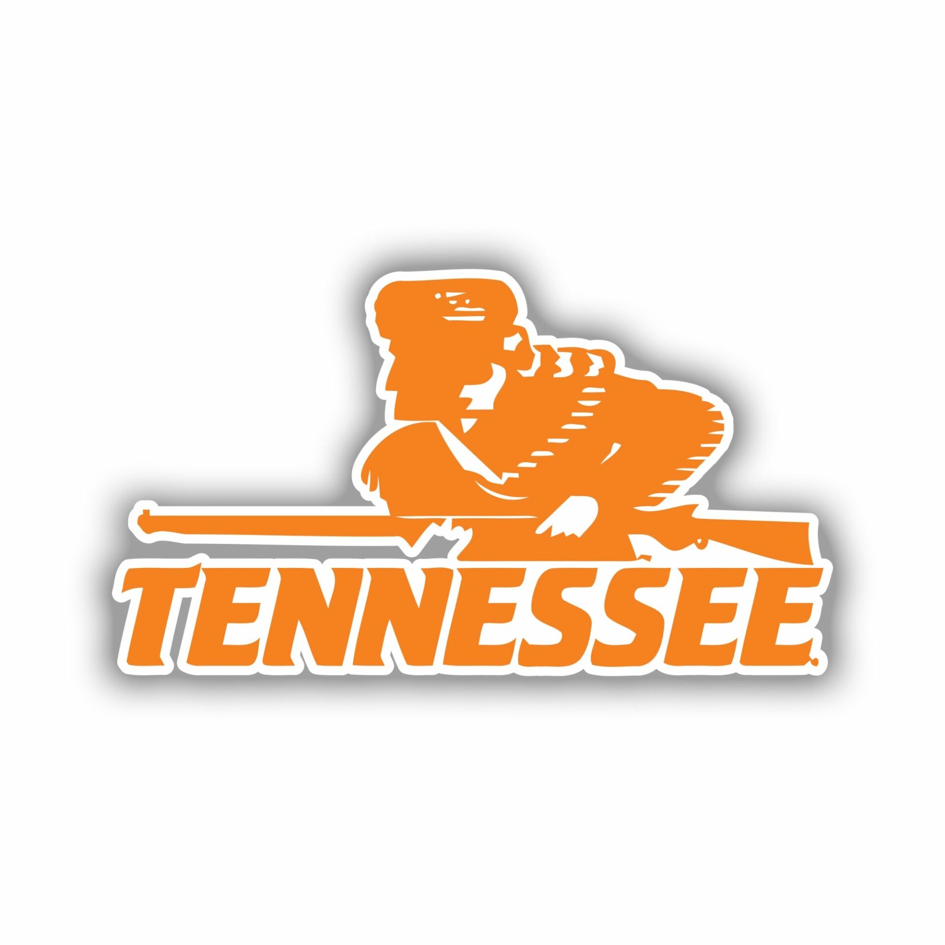 Tennessee Volunteers Full Color Vinyl Decal For Car Door Windows Gifts For Football Fans Size 6-21 inches