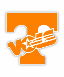 Tennessee Volunteers Logo Full Color Vinyl Decal For Car Door Windows Gifts For Football Fans