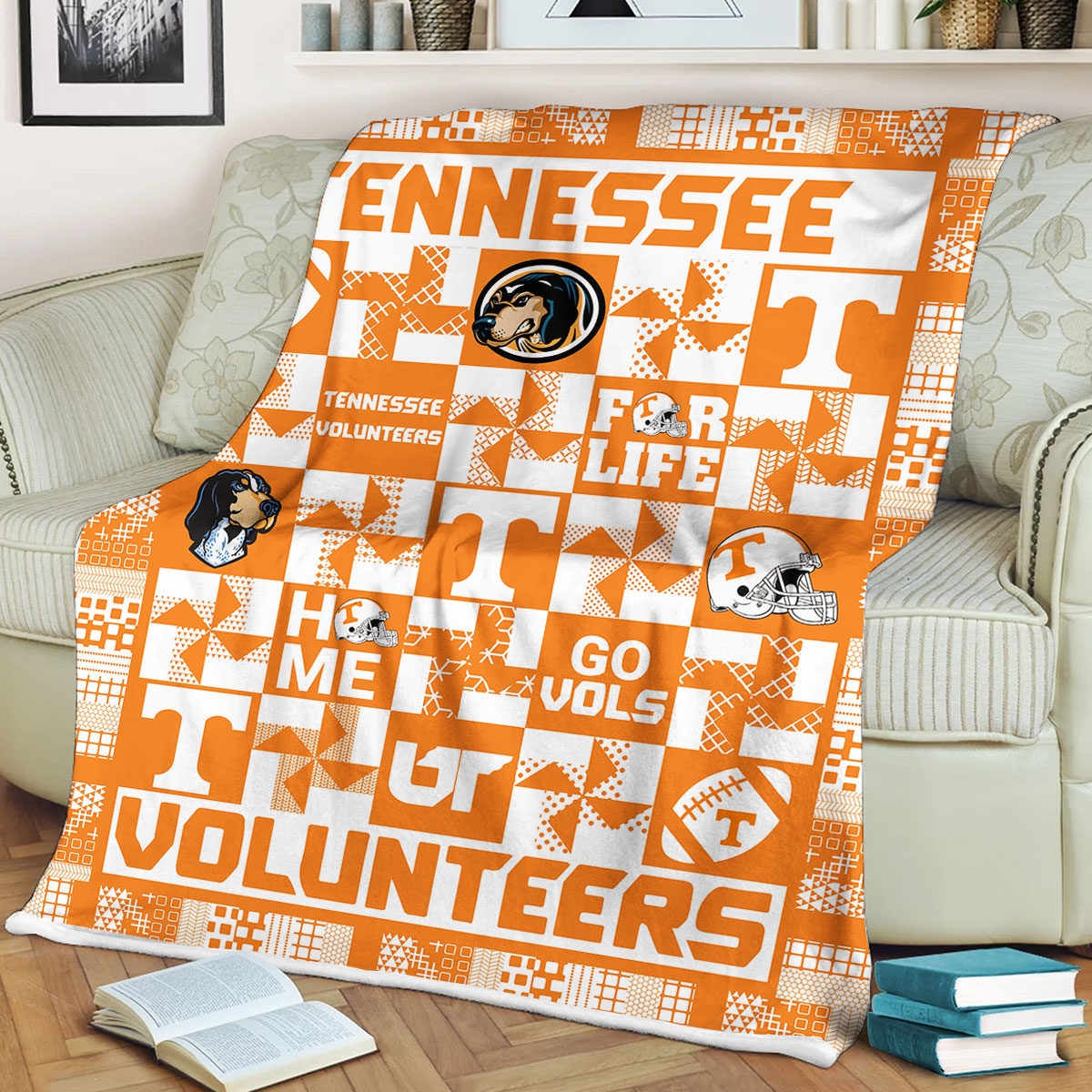 Tennessee Volunteers Sherpa Fleece Blanket Gifts for NCAA Fans