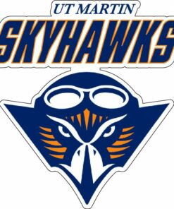 Tennessee-Martin Skyhawks College NCAA Logo Vinyl Decals Sticker For Car Truck Door And Window Laptop Gifts For Fans