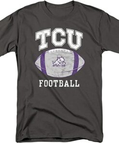 Texas Christian University Official Football Ball Unisex Adult T Shirt, University Football Fan Shirt, TCU Shirts Gift for Fans