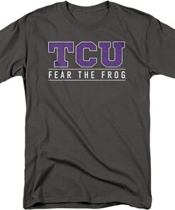 Texas Christian University Official Unisex Adult T Shirt Collection, University Football Fan Shirt, TCU Shirts Gift for Fans