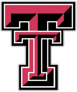 Texas Tech Red Raiders NCAA Logo Vinyl Decals Sticker For Car Truck Door And Window Laptop