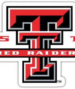 Texas Tech Red Raiders NCAA Logo Vinyl Decals Sticker For Car Truck Door And Window Laptop Gifts For Fan