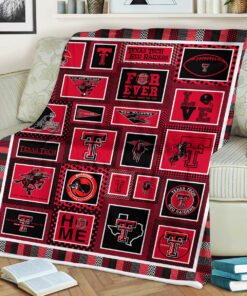 Texas Tech Red Raiders Sherpa Fleece Blanket Gifts for NCAA Fans