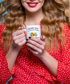 Thank You For Being My Husband Coffee Mug, To My Husband Novelty Ceramic Tea Cup, Best Gift For Hubby From Wifey On Birthday, Christmas, Valentines, Father's Day