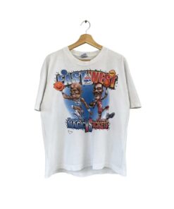 The 1995 BNA Finals Orlando Magic Vs Houston Rockets T-Shirt Sweatshirt Pullover Hoodie Reprinted Full Color Full Size