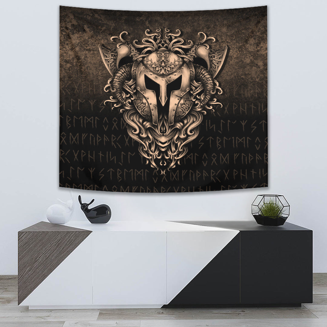 The Armor Of Viking Gold Version Tapestry for Wall Décor