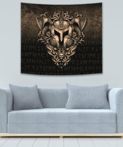 The Armor Of Viking Gold Version Tapestry for Wall Décor