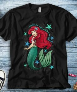 The Little Mermaid Ariel Song Music Notes Disney Unisex Tee Adult T-shirt Kid Shirt Long Sleeve Hoodie Sweatshirt Woman's Tank