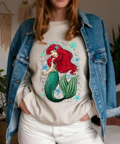 The Little Mermaid Ariel Song Music Notes Disney Unisex Tee Adult T-shirt Kid Shirt Long Sleeve Hoodie Sweatshirt Woman's Tank