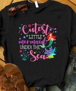 The Little Mermaid Shirt, Ariel Shirt, Cutest Little Mermaid Under the Sea, shirt for kid, Little Mermaid Shirts, Mermaid Shirts, Disneyland