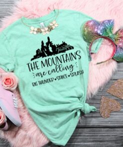 The Mountains Are Calling, Disney Shirts for Women, Girls Disney Shirts, Disney Shirts, Thunder Splash Space Mountain Shirt Gift For Men Women Kid Hoodie Sweatshirt Toddler Shirt