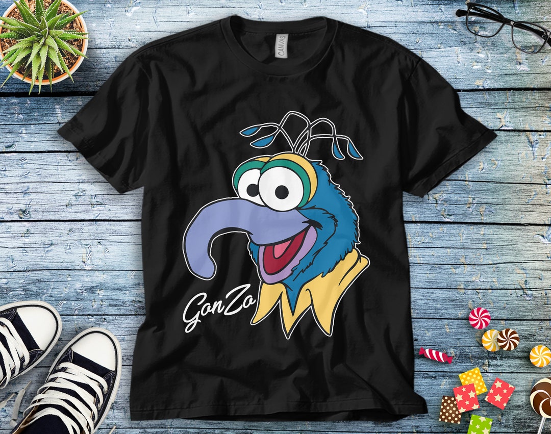 The Muppets Gonzo Muppet Big Portrait Cute Cartoon Unisex Adult T-shirt Kid Shirt Long Sleeve Hoodie Sweatshirt Women's Tank