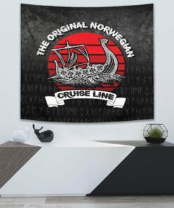 The Original Norwegian Cruise Line Tapestry for Wall Décor