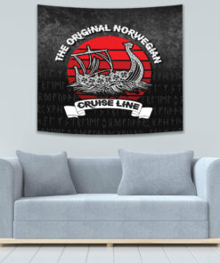 The Original Norwegian Cruise Line Tapestry for Wall Décor