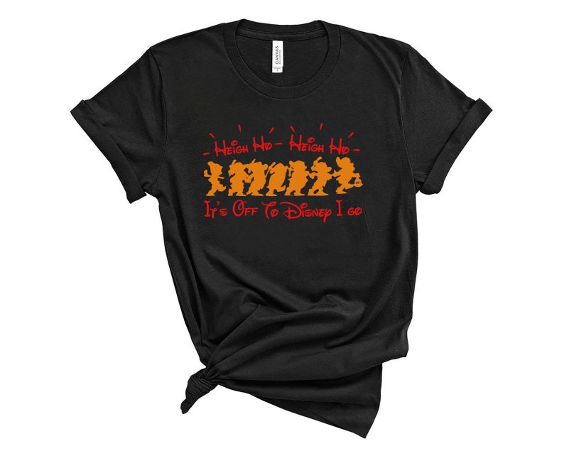 The Seven Dwarfs Shirt, Disney Family Vacation Shirt, Funny Disney Shirt, Heigh Ho Heigh Ho It's Off To Disney I Go, Disney Vacation, shirt Gift Adult Kid Toddler Tee