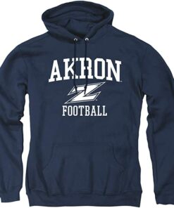 The University Of Akron Official Football Unisex Adult Pull-Over Hoodie
