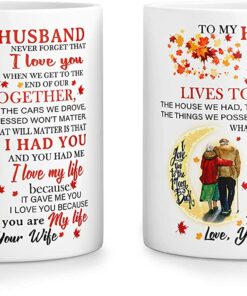 To My Husband Coffee Mug Gift, When We Get The End Of Our Lives Together Cup, Best Gifts For From Wife On Birthday, Valentines Day, Fathers Wedding Anniversary