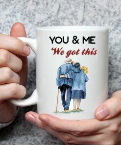 To My Husband Coffee Mug, You And Me We Got This Mug Gifts, Grumpy Old Couple Mugs Set, Best Gifts For From Wife On Birthday, Valentines, Father's Day 11 Oz Novelty Cup, Y White 11, One Size