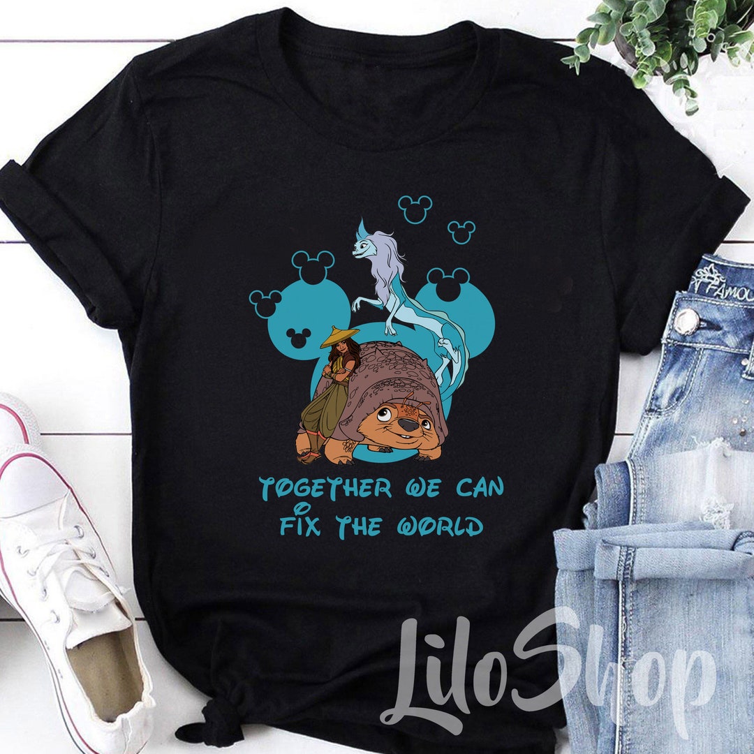 Together We Fix The World Shirt, Disney Family Matching Shirt, Disney Friends Shirts, Raya And The Last Dragon, Raya Shirts, Tuk-tuk Shirt Gift Adult Kid Toddler Tee