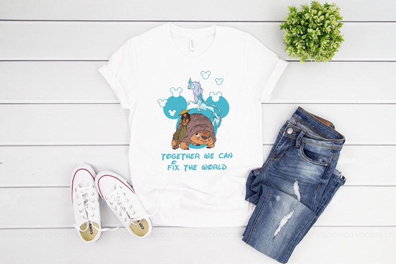 Together We Fix The World Shirt, Disney Family Matching Shirt, Disney Friends Shirts, Raya And The Last Dragon, Raya Shirts, Tuk-tuk Shirt Gift Adult Kid Toddler Tee