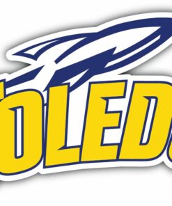 Toledo Rockets University College NCAA Logo Vinyl Decals Sticker For Car Truck Door And Window Laptop Gifts For Fans