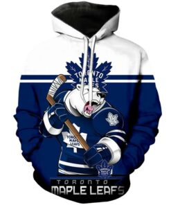 Toronto Maple Leafs Hoodies Mascot 3D Printed Gifts for Fans