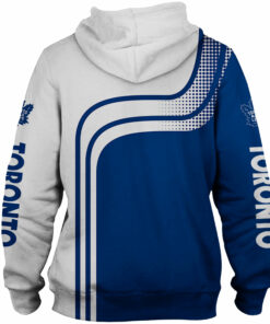 Toronto Maple Leafs Zip Up Hoodie 3D With Hooded Long Sleeve Gifts for Fans