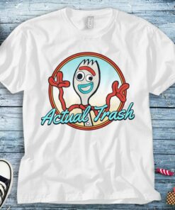 Toy Story Forky Actual Trash Portrait Unisex Tee Adult T-shirt Kid Shirt Long Sleeve Hoodie Sweatshirt Women's Tank