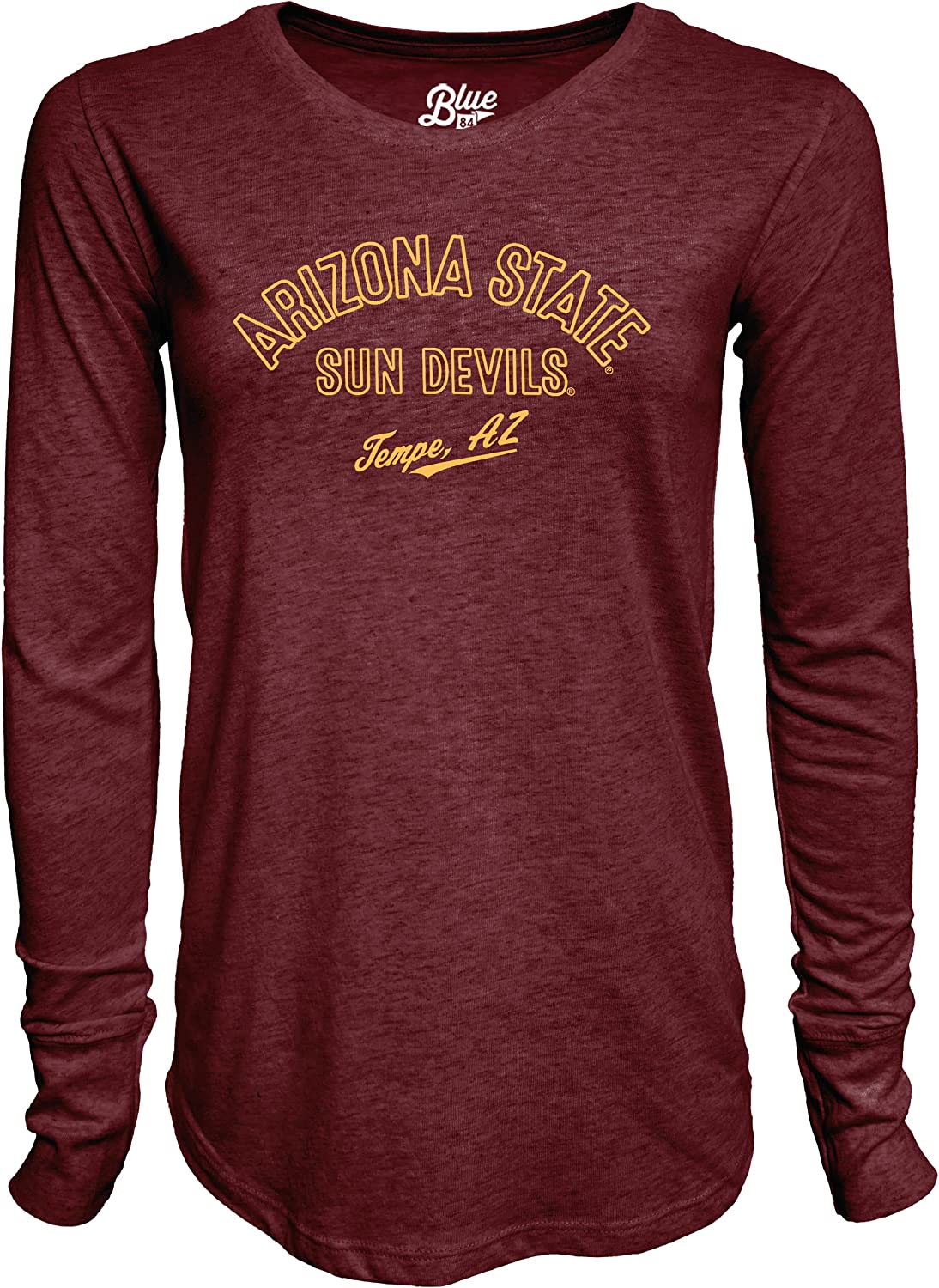 Tri-Blend Long Sleeve T-Shirt Campus, ASU Hoodie, Sweatshirt, Shirt Full Size Gifts for NCAA Fans