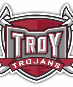 Troy Trojans University College NCAA Logo Vinyl Decals Sticker For Car Truck Door And Window Laptop Gifts For Fan