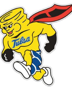 Tulsa Golden Hurricane NCAA Logo Vinyl Decals Sticker For Car Truck Door And Window