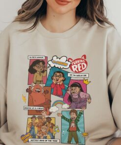 Turning Red Sweatshirt, 4Town Sweatshirt, Red Panda, Meilin Lee Sweater, Walt Disney World, Fur Baby, Red Panda Sweater, Nobody Like You