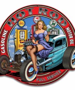 Twisted Hot Rod Vintage Vinyl Decal Sticker