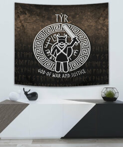 Tyr God Of War And Justice Tapestry for Wall Décor