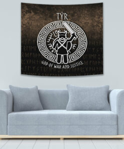 Tyr God Of War And Justice Tapestry for Wall Décor
