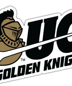 UCF Central Florida Golden Knights NCAA Logo Vinyl Decals Sticker For Car Truck Door And Window Laptop Gift For Fans