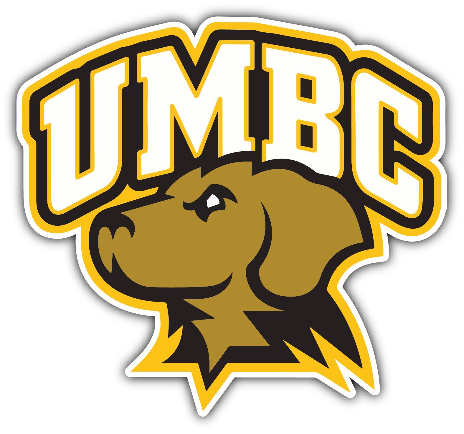 UMBC Retrievers University College NCAA Logo Vinyl Decals Sticker For Car Truck Door And Window Laptop Gifts For Fans