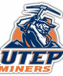 UTEP Miners University College NCAA Logo Vinyl Decals Sticker For Car Truck Door And Window Laptop Gifts For Fans