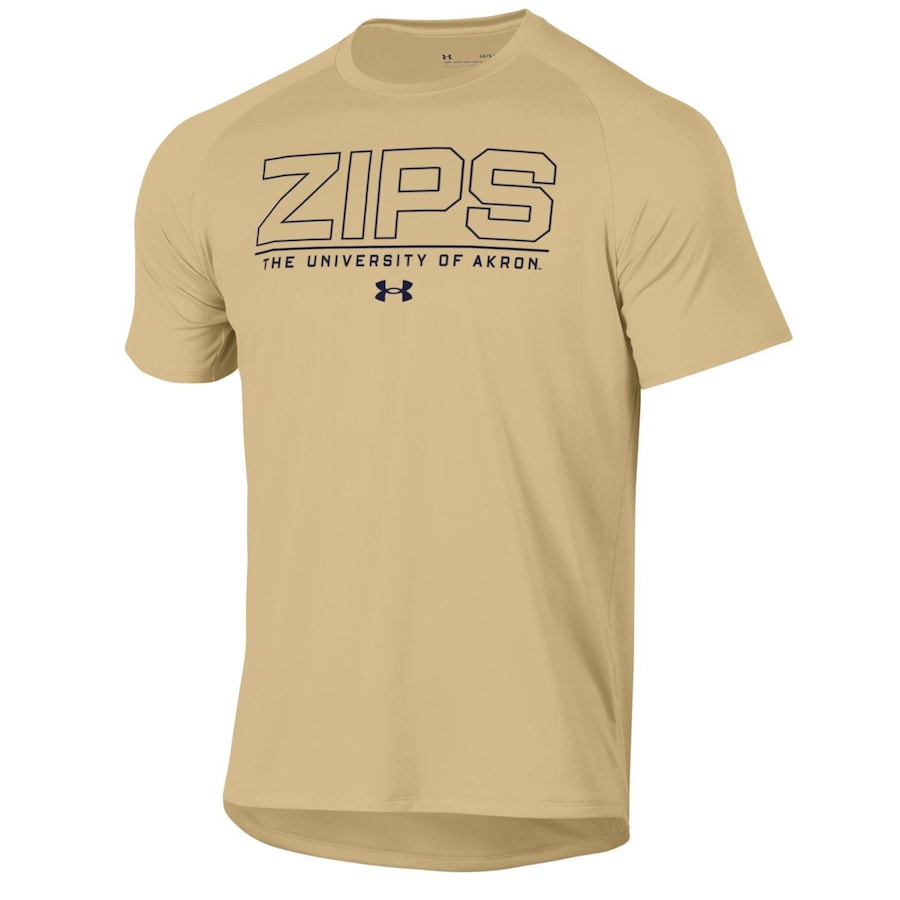 Under Armour Tech Short Sleeve T-Shirt, University Of Akron Sweatshirt, Akron Zips Shirt Gifts for NCAA Fans