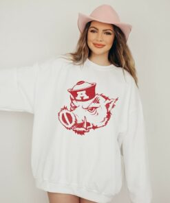 Unisex Arkansas Razorbacks Graphic Sweatshirt, Arkansas Razorbacks Sweatshirt, Retro Arkansas Logo Arkansas Sweatshirt, Hoodie, Shirt