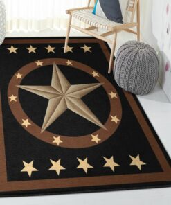 Universe Modern Area Rugs, Western Star Rustic Rug, Rustic Rug, Rustic Lodge Area Rugs, Carpet for Living Room A18