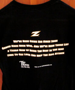 University Akron Zips Small Shirt Ak Rowdies Logo Ohio Football Mac Tee