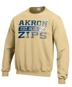University Of Akron Champion Powerblend Sweatshirt, University Of Akron Sweatshirt, Akron Zips Shirt Gifts for NCAA Fans