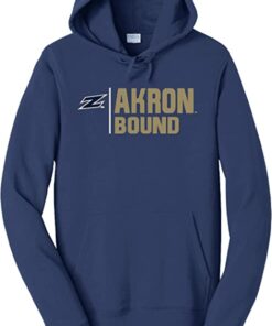 University Of Akron Zips Bound Hooded Sweatshirt, University Of Akron Sweatshirt, Akron Zips Shirt Gifts for NCAA Fans