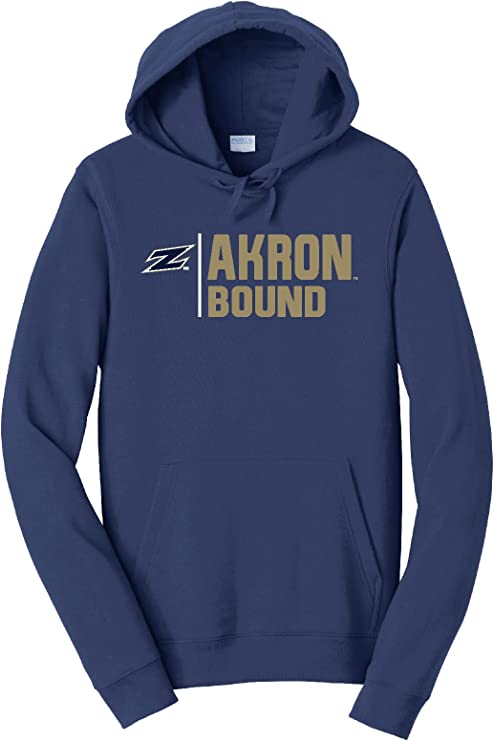 University Of Akron Zips Bound Hooded Sweatshirt, University Of Akron Sweatshirt, Akron Zips Shirt Gifts for NCAA Fans