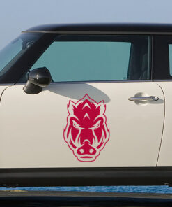 University Of Arkansas Razorbacks Hogs Vinyl Decal Sticker For Car Door And Windows